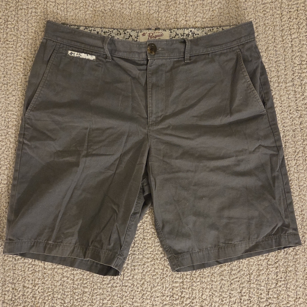 Penguin Gray Men Shorts
